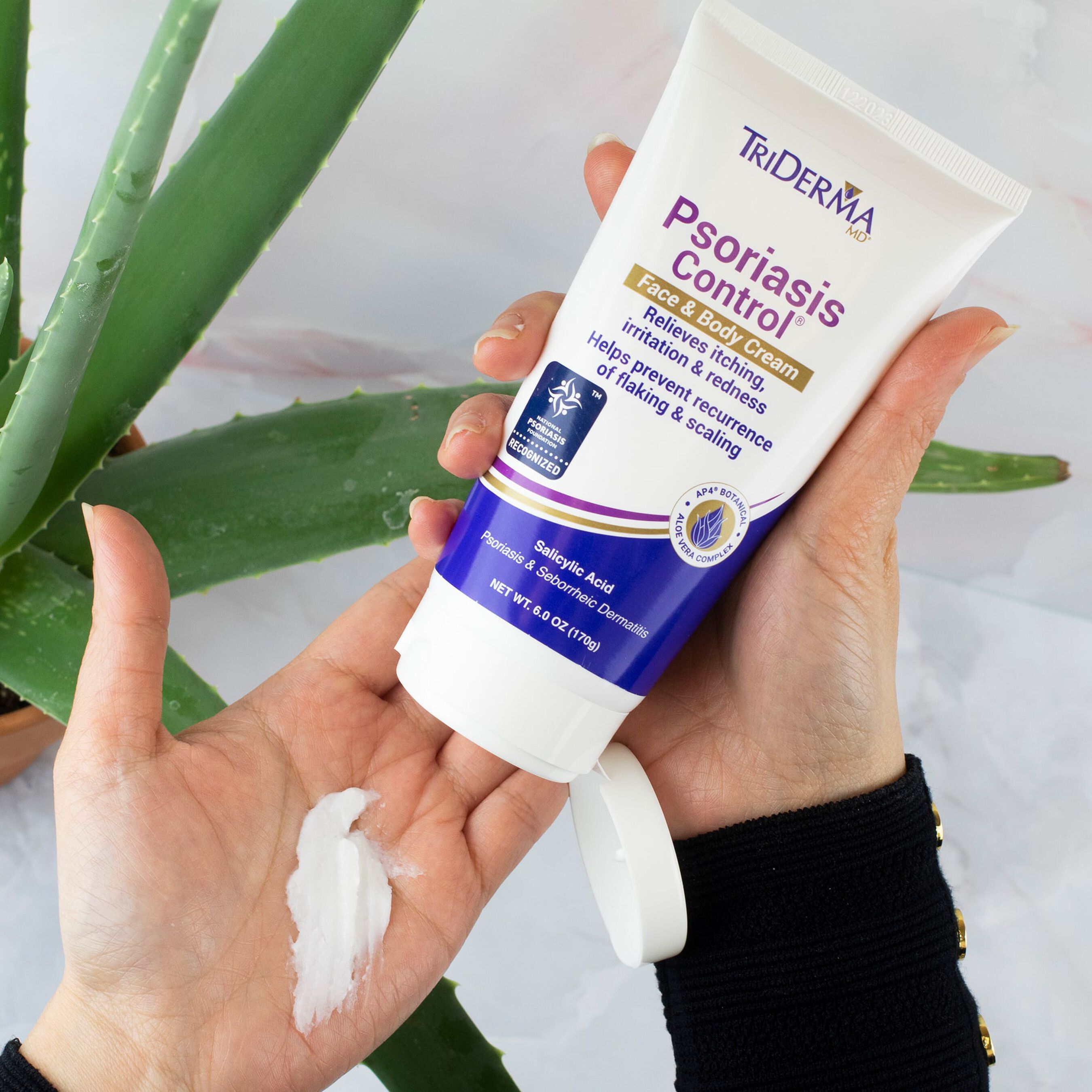 FSA Eligible TriDerma Psoriasis Control® Face & Body Cream, 6 oz. Tube